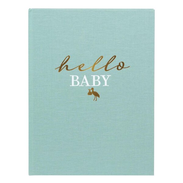 goldbuch Babytagebuch Hello Baby 21x28 44 illustrierten Seiten  aqua