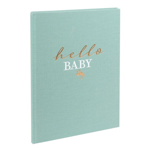 goldbuch Babytagebuch Hello Baby 21x28 44 illustrierten Seiten  aqua