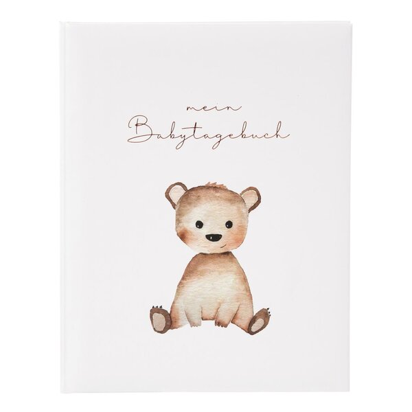 goldbuch Babytagebuch Teddybär 21x28 mit 44 illustrierten Seiten 