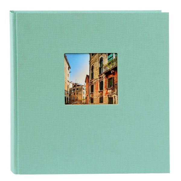 goldbuch Fotoalbum Bella Vista 30x31 60 schwarze Seiten  Aqua