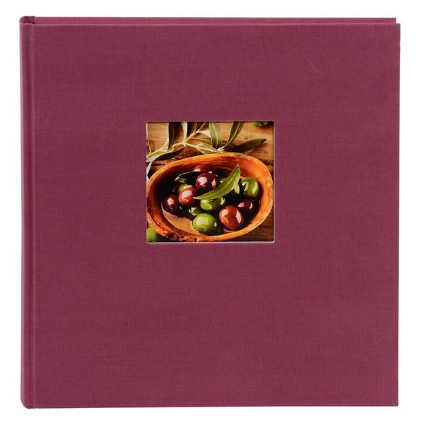 goldbuch Fotoalbum Bella Vista 30x31 60 schwarze Seiten  fuchsia