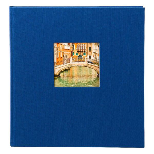 goldbuch Fotoalbum Bella Vista 30x31 60 schwarze Seiten  blau