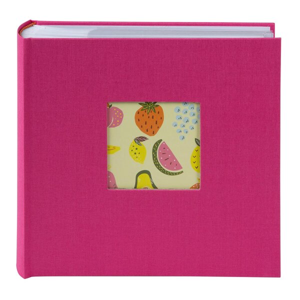 goldbuch Bella Vista Einsteckalbum für 200 Fotos 10x15cm  electric fuchsia