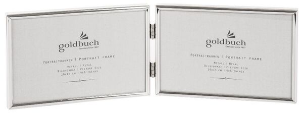 goldbuch Bilderrahmen Fine silber  2x 15x10cm