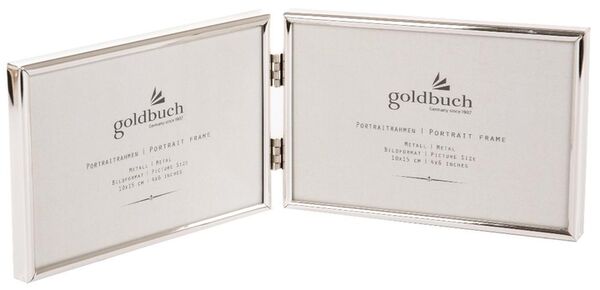 goldbuch Bilderrahmen Fine silber  2x 15x10cm