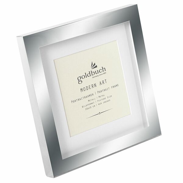 goldbuch Bilderrahmen Modern Art 16x16 cm  silber