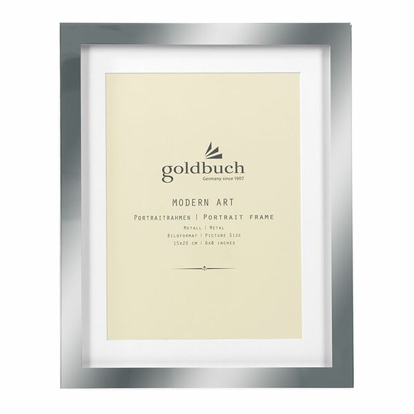 goldbuch Bilderrahmen Modern Art 21x26 cm  silber