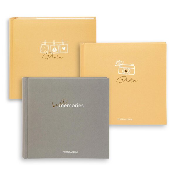 goldbuch Einsteckalbum 200 Fotos 10x15 cm best memories sortiert 3-teilig 