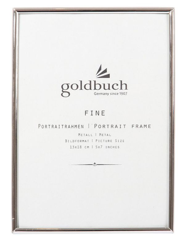 goldbuch Fine Portraitrahmen Metall 13x18  silber