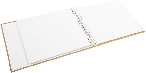 goldbuch Foto-Gästebuch mit verdeckter Spirale just the two of us 29x23 cm 50 Seiten weiß  braun