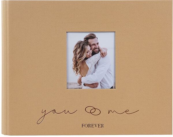 goldbuch Foto-Gästebuch mit verdeckter Spirale you & me FOREVER 