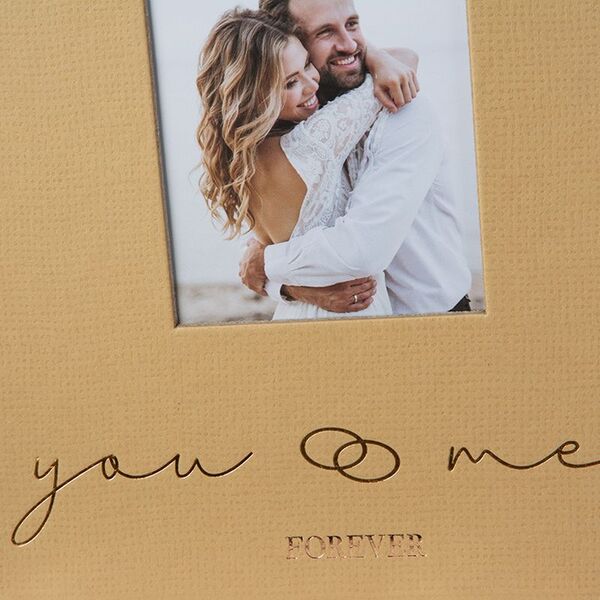 goldbuch Foto-Gästebuch mit verdeckter Spirale you & me FOREVER 