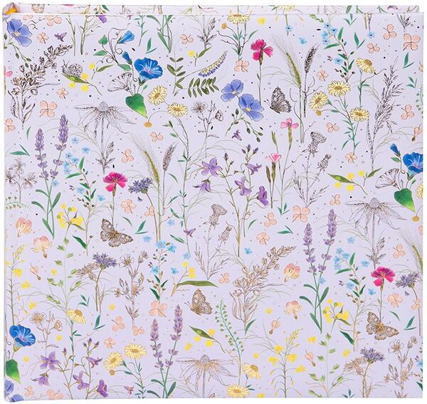 goldbuch Fotoalbum 60 weiße Seiten Summer Meadow  lilac 25x25 cm