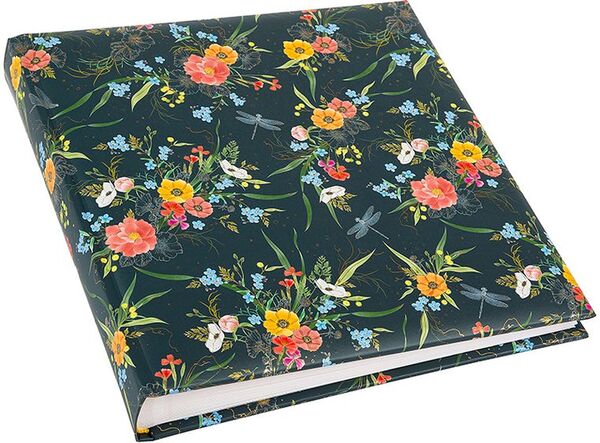 goldbuch Fotoalbum 25x25 cm 60 Seiten weiß Verano  dark