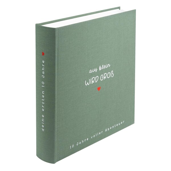 goldbuch Fotoalbum aus klein wird Groß inkl. 12 farbigen, illustrierten Blättern  Artischocke