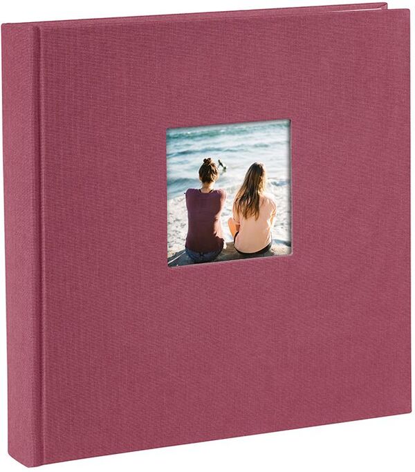 goldbuch Fotoalbum Bella Vista 25x25 60 weiße Seiten  fuchsia