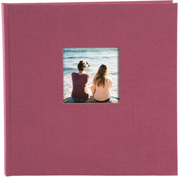 goldbuch Fotoalbum Bella Vista 25x25 60 weiße Seiten  fuchsia