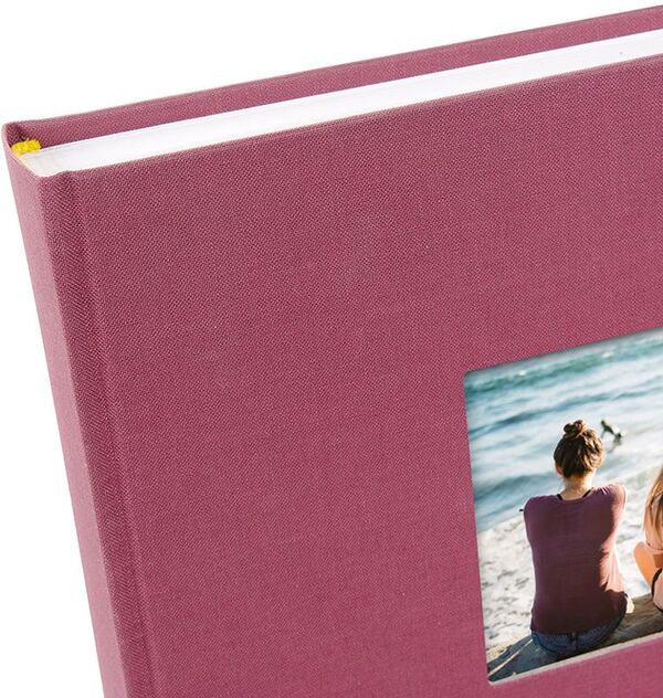 goldbuch Fotoalbum Bella Vista 25x25 60 weiße Seiten  fuchsia