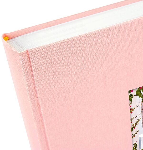 goldbuch Fotoalbum Bella Vista 25x25 60 weiße Seiten  rose