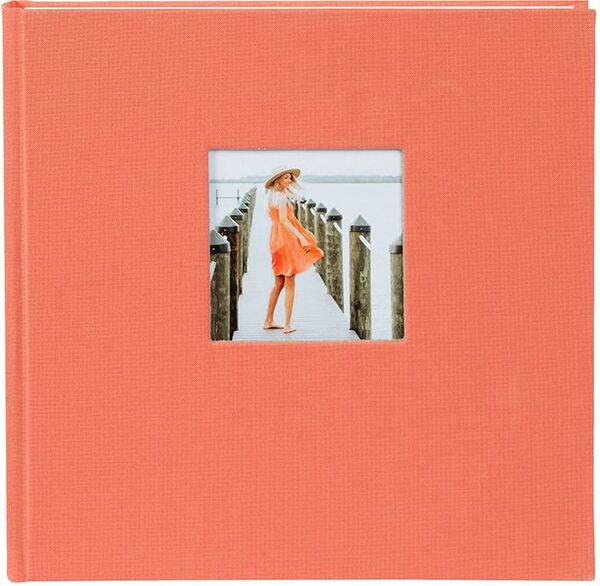 goldbuch Fotoalbum Bella Vista 25x25 60 weiße Seiten  lachs