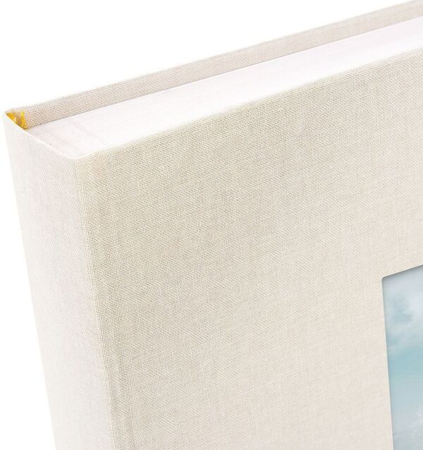 goldbuch Fotoalbum Bella Vista 25x25 60 weiße Seiten  sandgrau