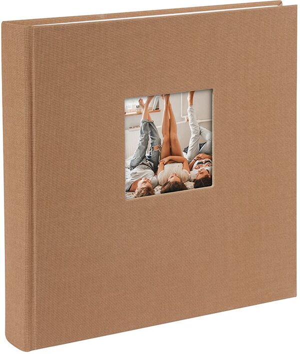 goldbuch Fotoalbum Bella Vista 25x25 60 weiße Seiten  haselnuss