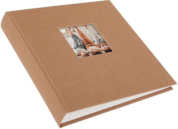 goldbuch Fotoalbum Bella Vista 25x25 60 weiße Seiten  haselnuss