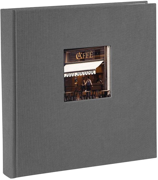 goldbuch Fotoalbum Bella Vista 25x25 60 weiße Seiten  grau