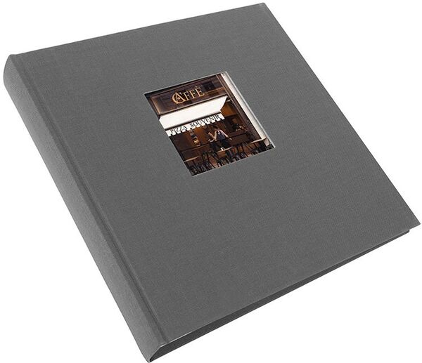 goldbuch Fotoalbum Bella Vista 25x25 60 weiße Seiten  grau