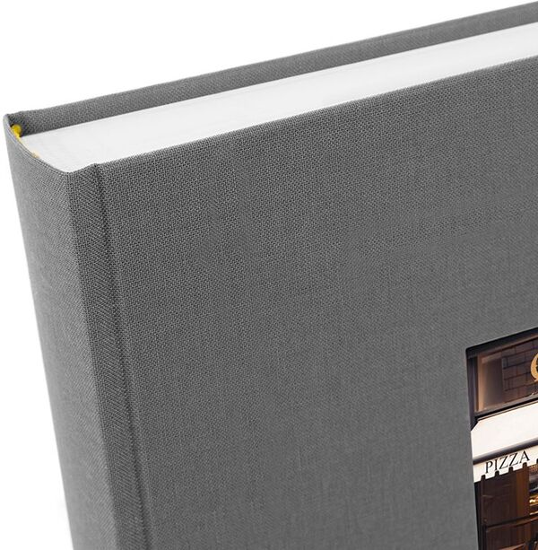 goldbuch Fotoalbum Bella Vista 25x25 60 weiße Seiten  grau