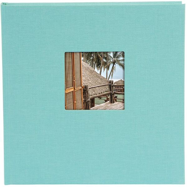 goldbuch Fotoalbum Bella Vista 25x25 60 weiße Seiten  aqua