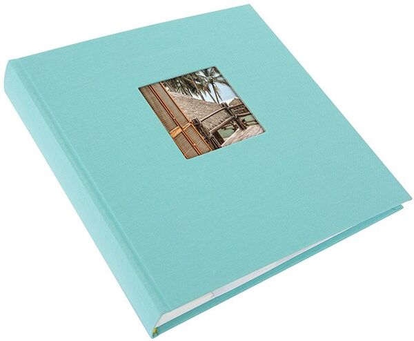 goldbuch Fotoalbum Bella Vista 25x25 60 weiße Seiten  aqua