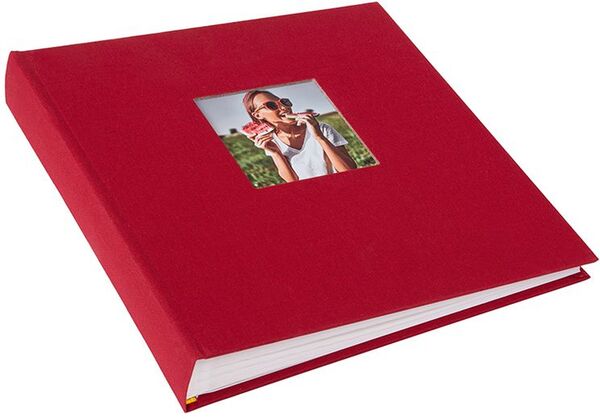 goldbuch Fotoalbum Bella Vista 25x25 60 weiße Seiten  rot