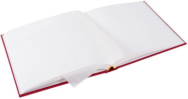 goldbuch Fotoalbum Bella Vista 25x25 60 weiße Seiten  rot