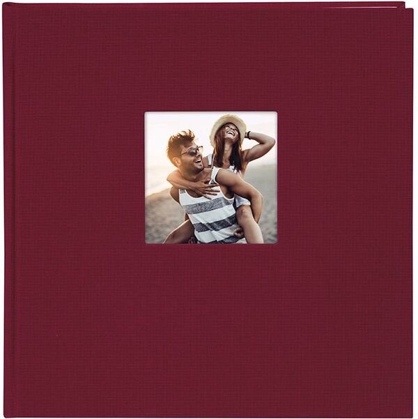 goldbuch Fotoalbum Bella Vista 25x25 60 weiße Seiten  bordeaux