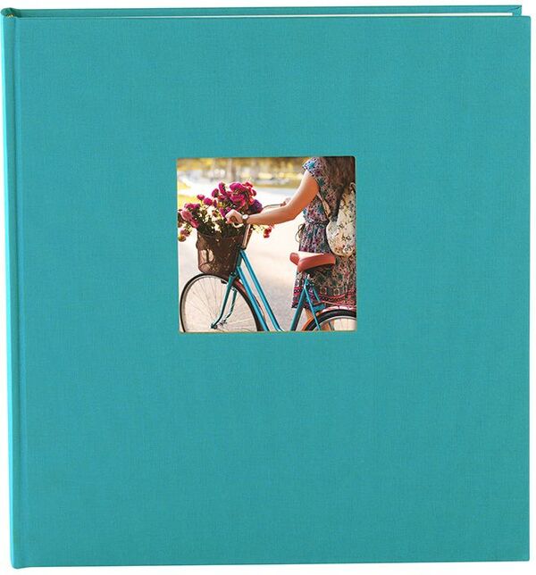 goldbuch Fotoalbum Bella Vista 25x25 60 weiße Seiten  türkis