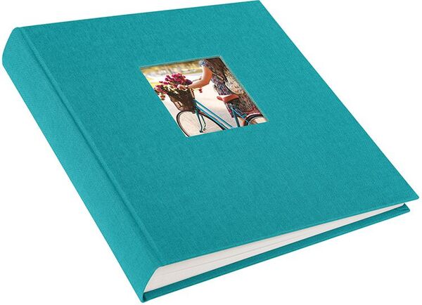 goldbuch Fotoalbum Bella Vista 25x25 60 weiße Seiten  türkis