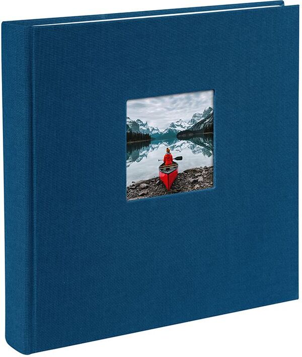 goldbuch Fotoalbum Bella Vista 25x25 60 weiße Seiten  blau