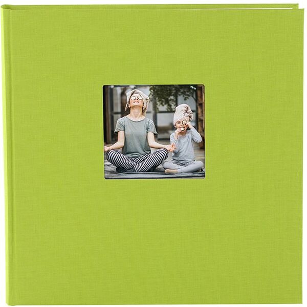 goldbuch Fotoalbum Bella Vista 25x25 60 weiße Seiten  grün