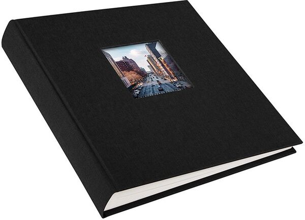 goldbuch Fotoalbum Bella Vista 25x25 60 weiße Seiten  schwarz