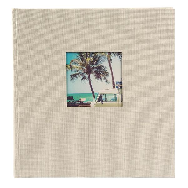 goldbuch Fotoalbum Bella Vista 30x31 100 weiße Seiten  Sandgrau