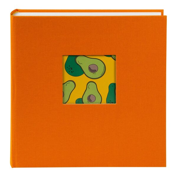 goldbuch Fotoalbum Bella Vista 30x31 100 weiße Seiten  sun orange