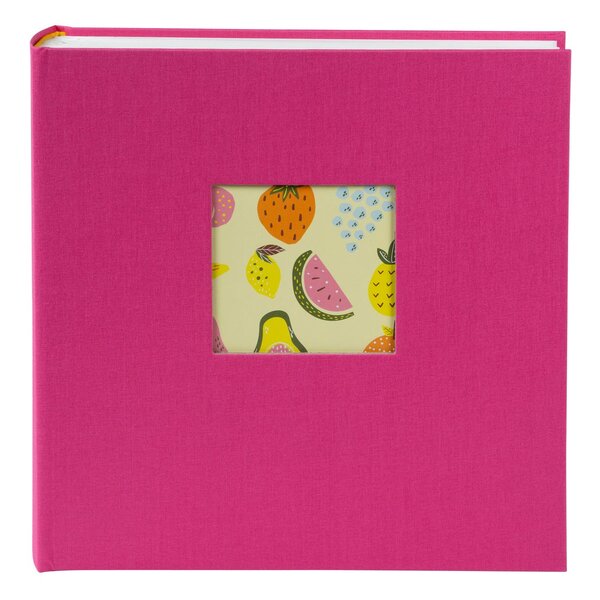 goldbuch Fotoalbum Bella Vista 30x31 100 weiße Seiten  electric fuchsia