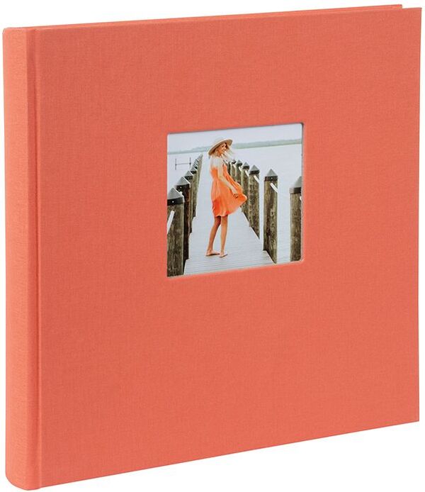 goldbuch Fotoalbum Bella Vista 30x31 60 schwarze Seiten  lachs