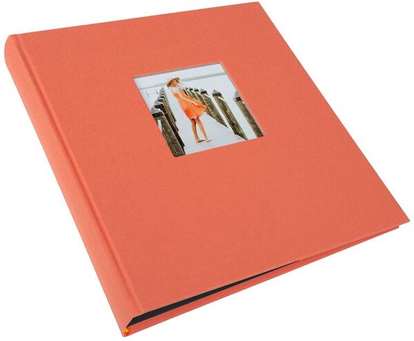 goldbuch Fotoalbum Bella Vista 30x31 60 schwarze Seiten  lachs