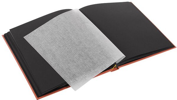 goldbuch Fotoalbum Bella Vista 30x31 60 schwarze Seiten  lachs