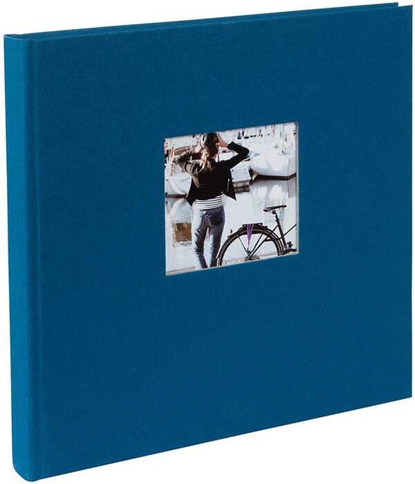 goldbuch Fotoalbum Bella Vista 30x31 60 schwarze Seiten  petrol