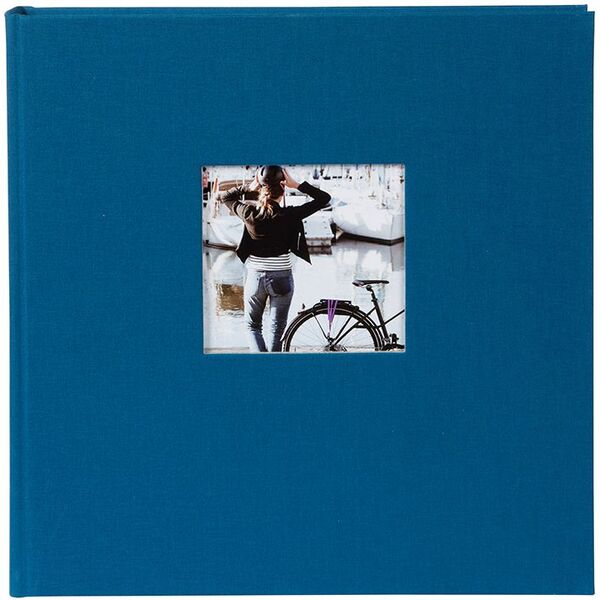 goldbuch Fotoalbum Bella Vista 30x31 60 schwarze Seiten  petrol