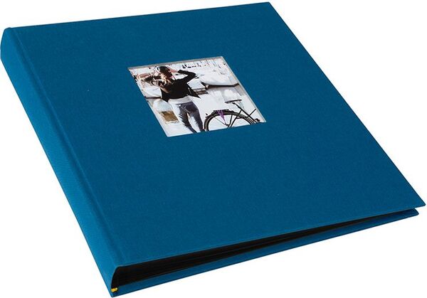 goldbuch Fotoalbum Bella Vista 30x31 60 schwarze Seiten  petrol