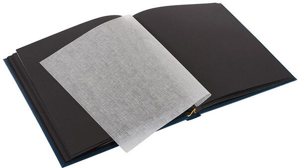 goldbuch Fotoalbum Bella Vista 30x31 60 schwarze Seiten  petrol